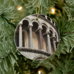 Tower of Pisa, Italy Ceramic Tree Decoration