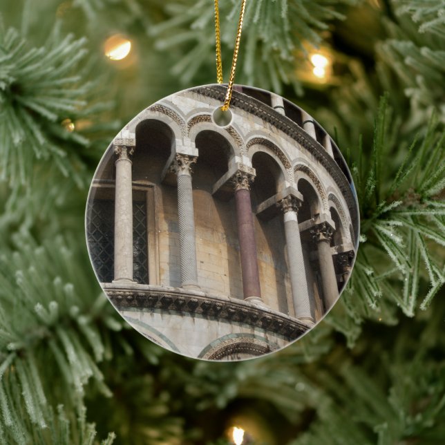 Tower of Pisa, Italy Ceramic Tree Decoration (Tree)