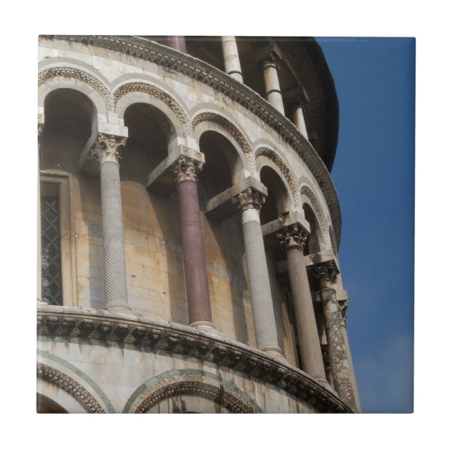 Tower of Pisa, Italy Tile (Front)