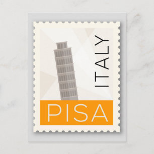 Tower of Pisa Postcard