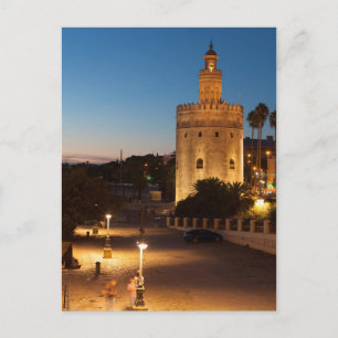 Tower of the gold postcard