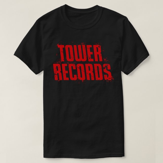 Tower Records Grunge T-Shirt (Design Front)