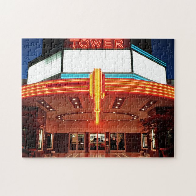 Tower Theatre, Sacramento, California Jigsaw Puzzle (Horizontal)