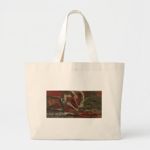 tower watcher large tote bag