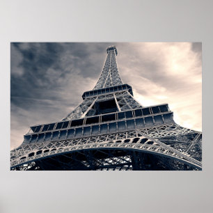 Towering Eiffel Tower Poster