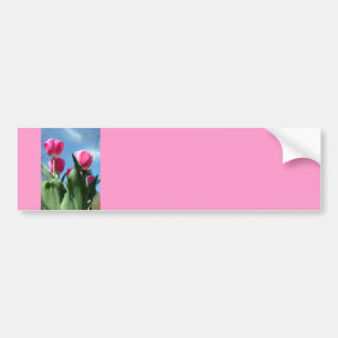 Towering Tulips Bumper Sticker
