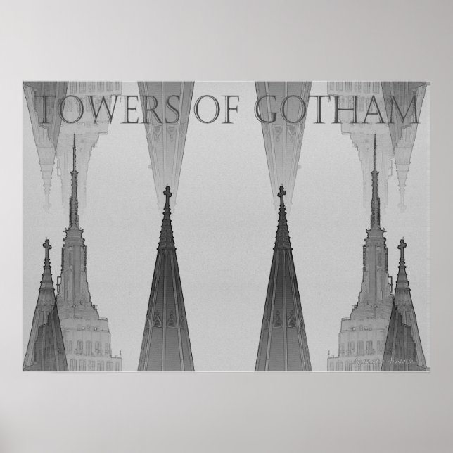 "Towers of Gotham" NYC 2006 Poster (Front)