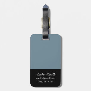 Towers of Laon, 1912 Luggage Tag
