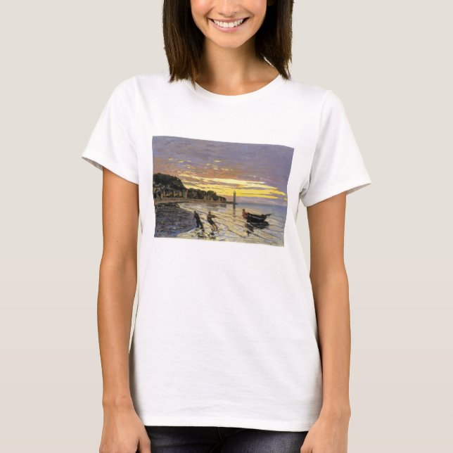 Towing a Boat, Honfleur T-Shirt (Front)