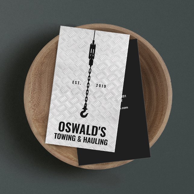 Towing and Hauling Service Business Card (Creator Uploaded)