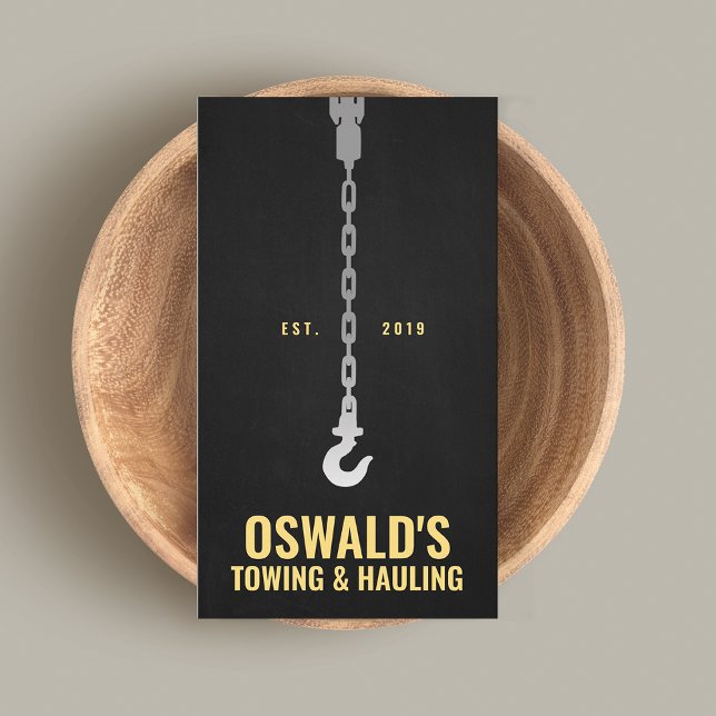 Towing and Hauling Service Business Card (Creator Uploaded)