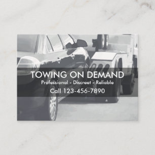 Towing And Wrecker Business Card