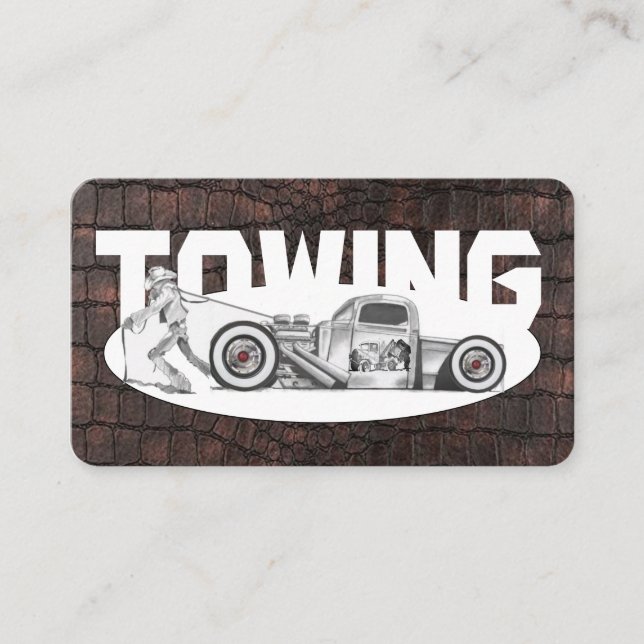 Towing  Business Card (Front)