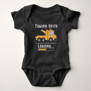 Towing Skills Loading - Wrecker Truck Driver Baby Bodysuit