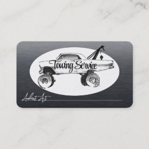 Towing Template Mighty, 3.5" x 2.5"   Business Car Business Card