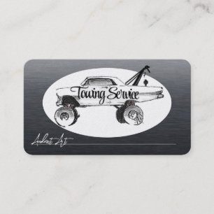 Towing Template Mighty, 3.5" x 2.5"   Business Car Card