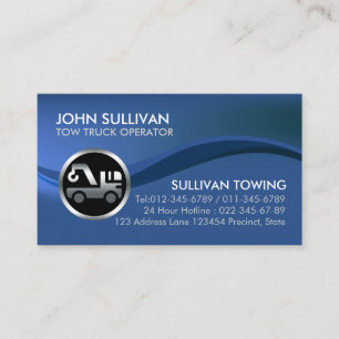 Towing Tow Truck Auto Assist Business Card