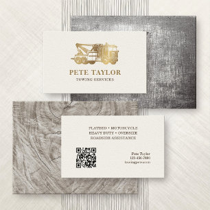 Towing Tow Truck Business Card