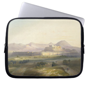Town and citadel of Ghuznee, plate 18 from 'Scener Laptop Sleeve
