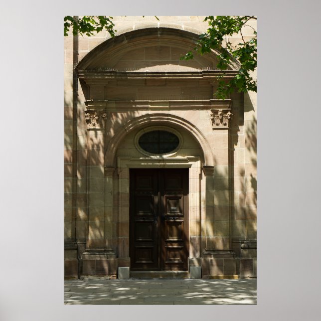 Town Church Door Poster (Front)