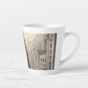 town city latte cup