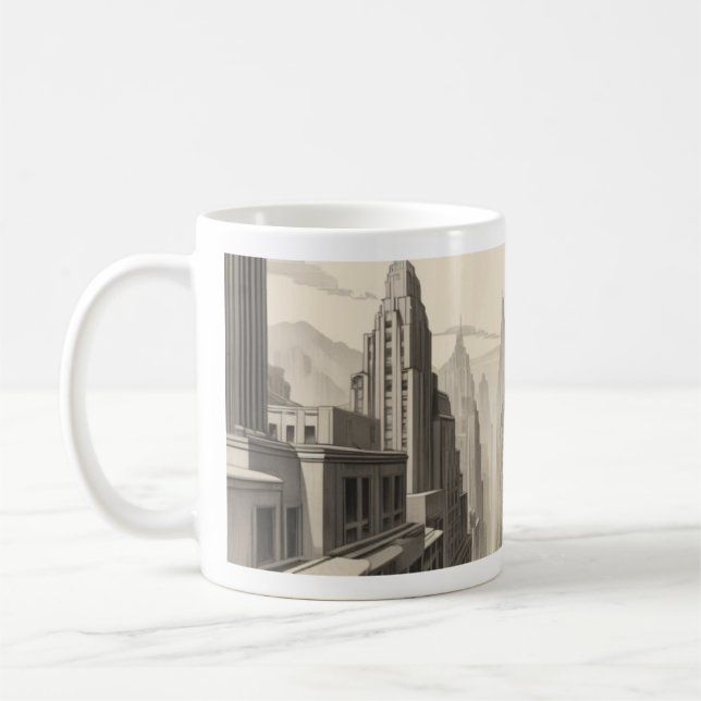 town city mug cup (Left)
