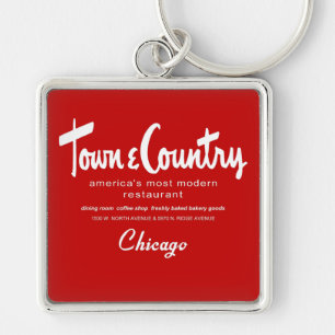 Town & Country Restaurants, Chicago, IL Key Ring
