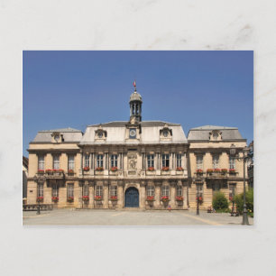 Town Hall at Troyes France Postcard