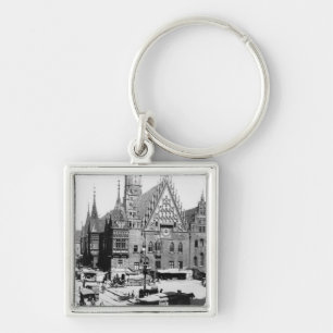 Town Hall, Breslau  Poland, c.1910 Key Ring