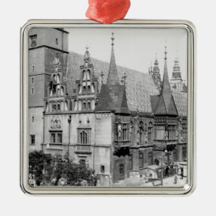 Town Hall, Breslau  Poland, c.1910 Metal Tree Decoration