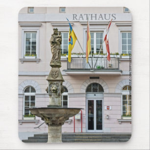 Town Hall in Remagen, Germany Mouse Pad