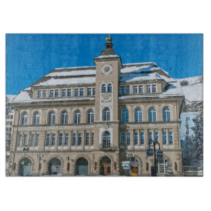 Town Hall in St Moritz Cutting Board