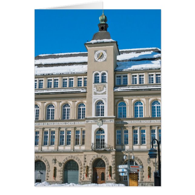 Town Hall in St Moritz, Switzerland (Front)