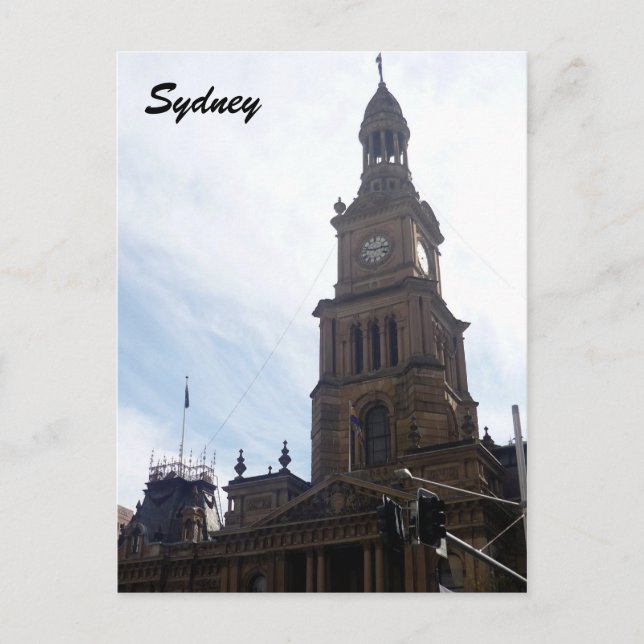 town hall postcard (Front)