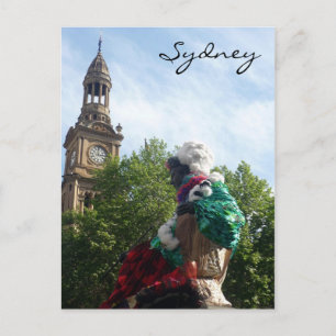 town hall sydney postcard