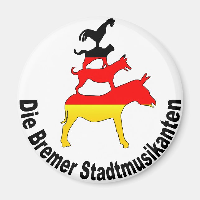 Town Musicians of Bremen Magnet (Front)