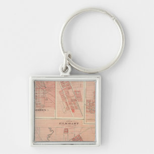 Town of Elkhart, Elkhart Co with Goshen Key Ring