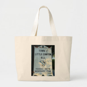 Town of Little Compton, RI Large Tote Bag