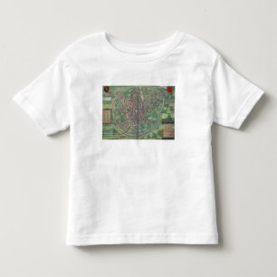 Town Plan of Brussels, from 'Civitates Orbis Terra Toddler T-Shirt
