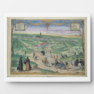 Town Plan of Seville, from 'Civitates Orbis Terrar Plaque