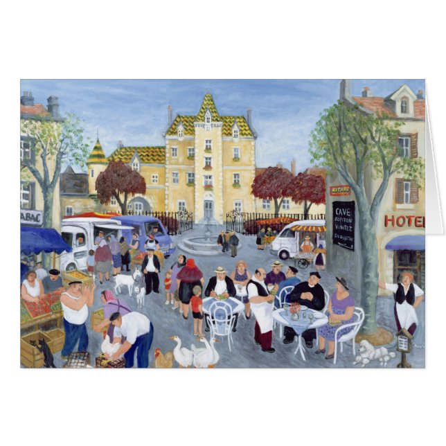 Town Square in Burgundy (Front Horizontal)