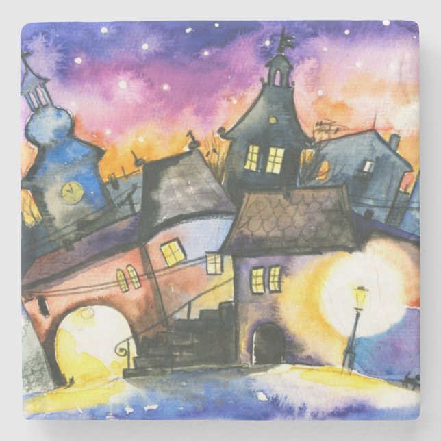 Town Stone Coaster (Front)