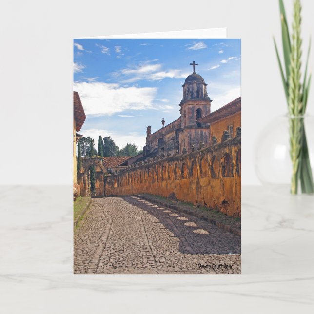 Town Street Greeting Card (Front)