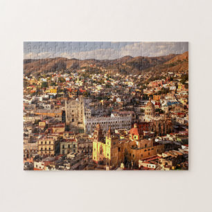 Town View From Above Jigsaw Puzzle