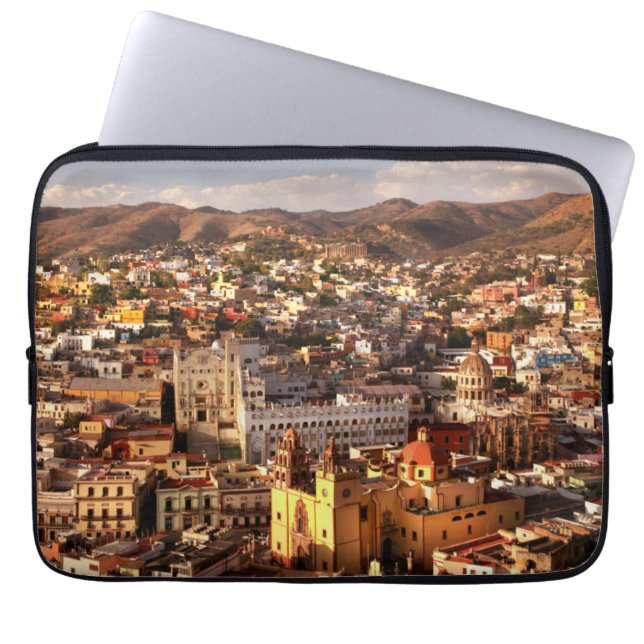 Town View From Above Laptop Sleeve (Front)