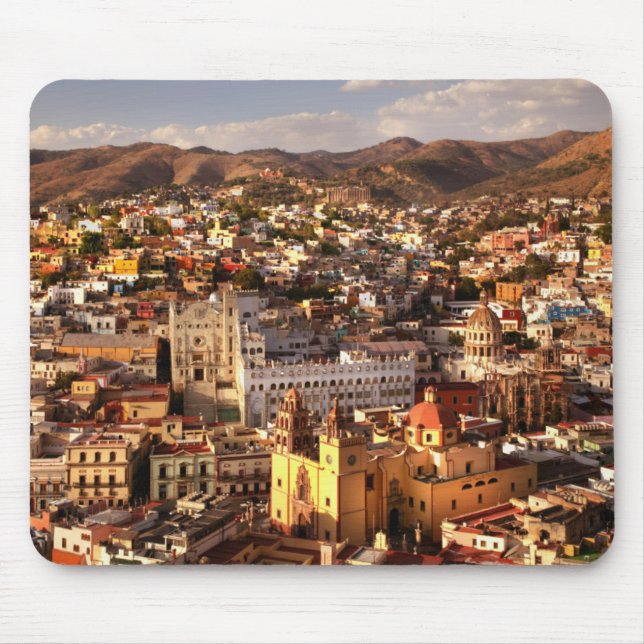 Town View From Above Mouse Pad (Front)