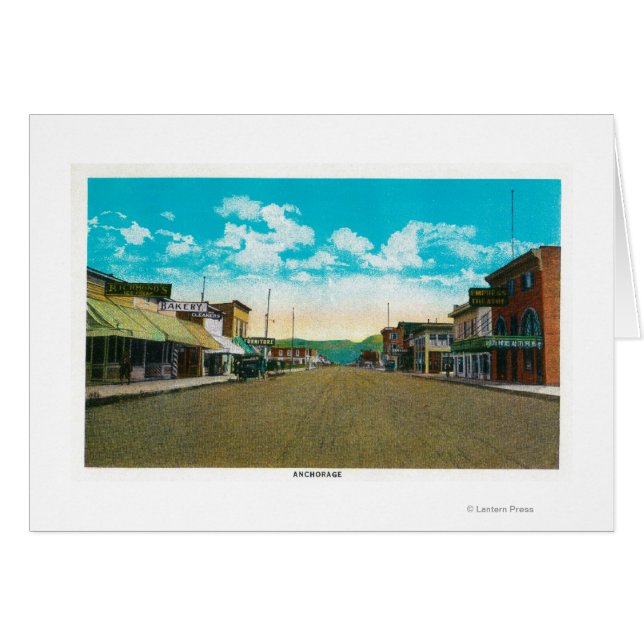 Town View of Anchorage, AlaskaAnchorage, AK (Front Horizontal)