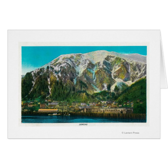 Town View of Juneau, AlaskaJuneau, AK (Front Horizontal)