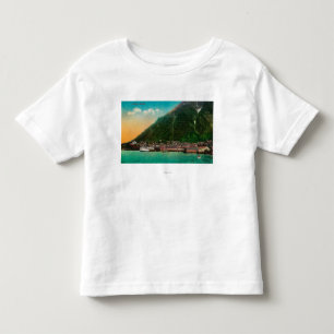 Town View of Juneau, AlaskaJuneau, AK 2 Toddler T-Shirt