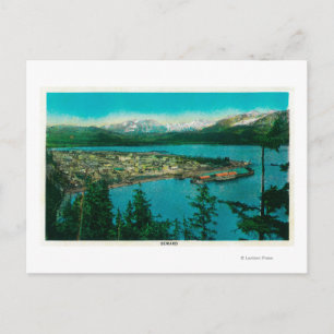 Town View of Seward, AlaskaSeward, AK Postcard